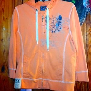 American Living 3/4 sleeve zip up jacket